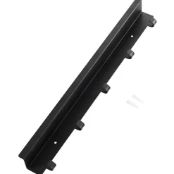 Wandkapstok, Hangende Muurkapstok - 5 Haken, Zwart