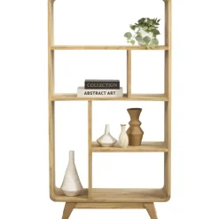 Wandkast Bulan - naturel - 80x33x150 cm