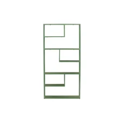 Wandkast Groen Staal - 85x35x190cm - Staal