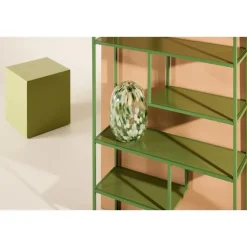 Wandkast Groen Staal - 85x35x190cm - Staal