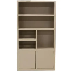 Wandkast Hardhout Beige - 120x45x220cm - Xander