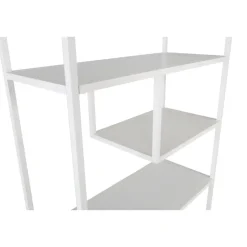 Wandkast Wit Staal - 85x35x190cm - Staal