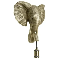 Wandlamp Elephant - Goud - 35x13x36cm