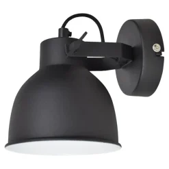 Wandlamp Industrial Large Ø14cm Vintage black