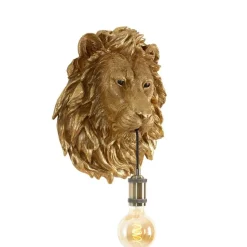 Wandlamp Lion - Brons - 33.5x19x40.5cm