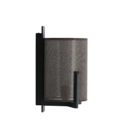 Wandlamp Litto - Mat zwart - 22x18x36cm