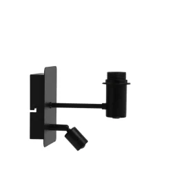 Wandlamp Montana - Zwart - 20x11x18cm