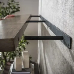 Wandplank Bruin Acaciahout - 120x20x4cm - Carve