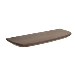 Wandplank Bruin Hout - Set van 3 - 60x20x15cm - Gusta