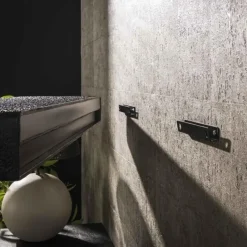 Wandplank Grijs Metaal - 100x29x8cm - Metallic