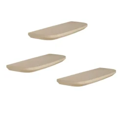 Wandplank Zand - Set van 3 - 60x20x15cm - Gusta
