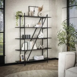 Wandrek - Metaal - 140x180cm - Zwart - Piega