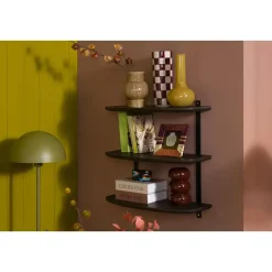 Wandrek Daan - donkerbruin essenhout - 60x60x24 cm