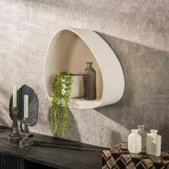 Wandschap Goutte 45 cm-marmer composiet