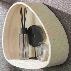 Wandschap Goutte 45 cm-marmer composiet