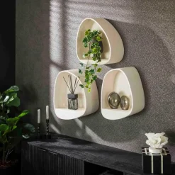 Wandschap Goutte 45 cm-marmer composiet