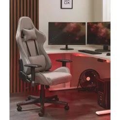 WARRIOR - Gamestoel - Beige - Polyester