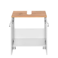 Wastafelonderkast Pares 60cm 2 lades - wit