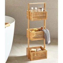 WAVERLY - Badkamerkast - Lichthout - Bamboe