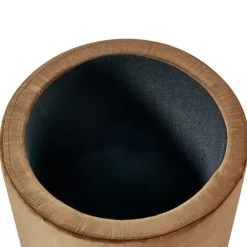 WENONA - Opbergpoef - Donkerbruin - Fluweel