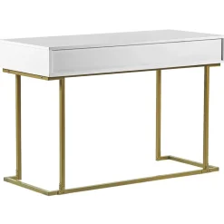 WESTPORT - Kaptafel - Wit - Metaal