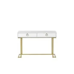 WESTPORT - Kaptafel - Wit - Metaal