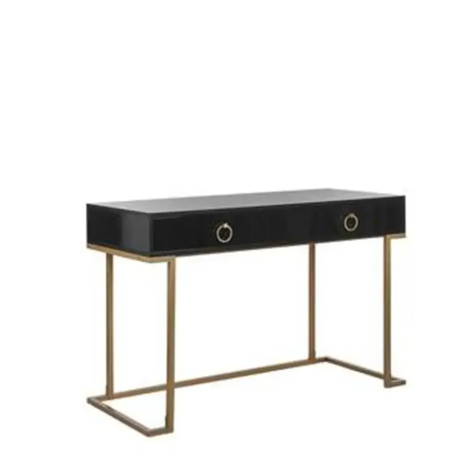 WESTPORT - Kaptafel - Zwart - Metaal