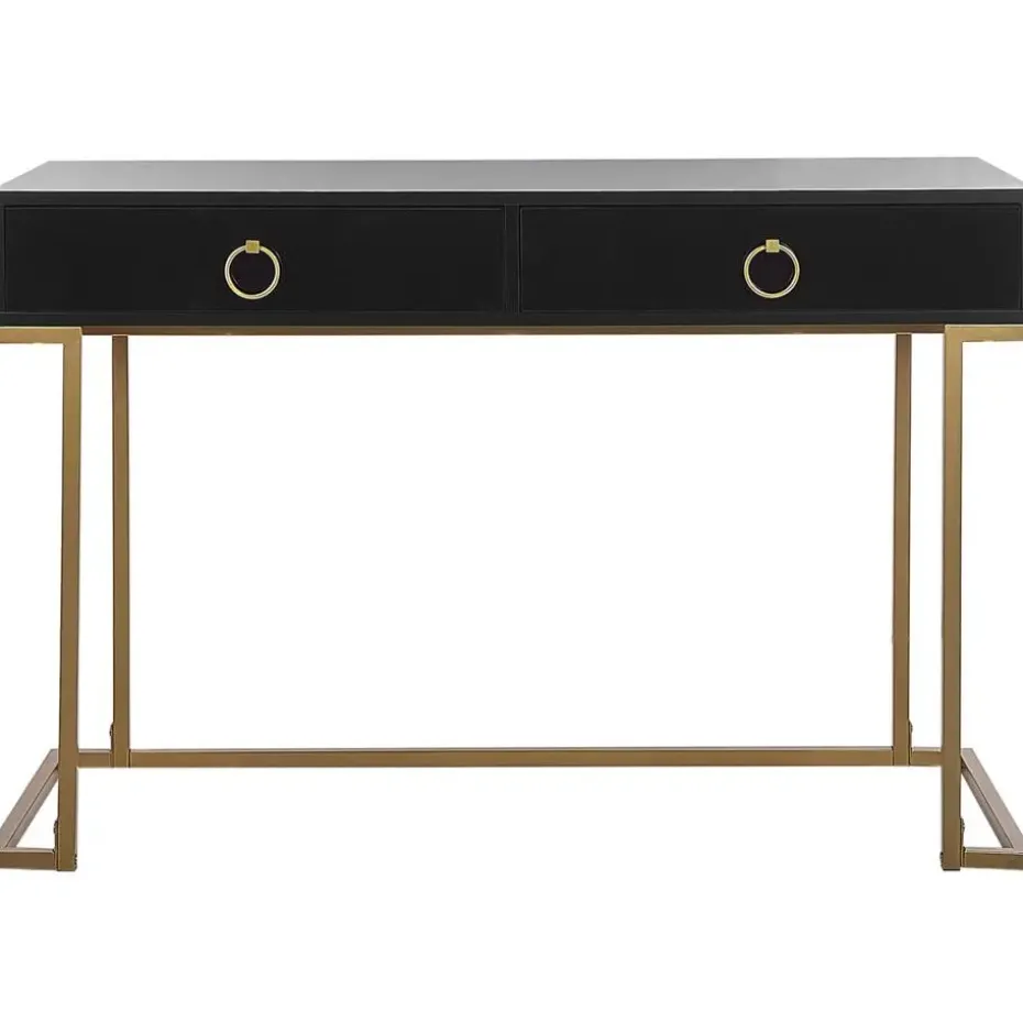 WESTPORT - Kaptafel - Zwart - Metaal