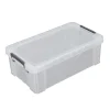 Whitefurze Opbergbox - 5,8 liter - Transparant - 35 x 19 x 12 cm