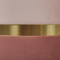 WICHITA - Poef - Roze - 36/31 cm - Fluweel