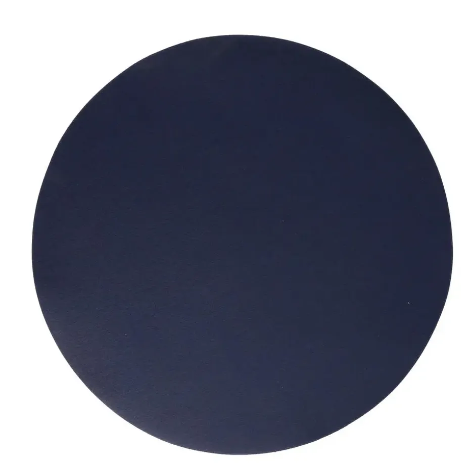 Wicotex Placemats Uni - donker blauw - rond 38cm - Teflon coating