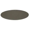 Wicotex Placemats Uni - donker grijs - rond 38cm - Teflon coating