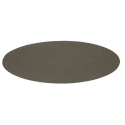 Wicotex Placemats Uni - donker grijs - rond 38cm - Teflon coating