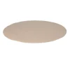 Wicotex Placemats Uni - taupe - rond 38 cm - Teflon coating