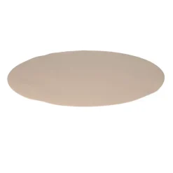 Wicotex Placemats Uni - taupe - rond 38 cm - Teflon coating