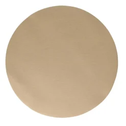 Wicotex Placemats Uni - taupe - rond 38 cm - Teflon coating