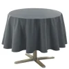 Wicotex Tafellaken - donkergrijs - rond - polyester - 180 cm