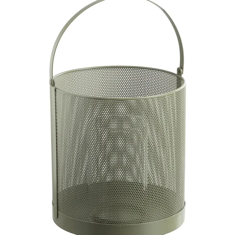 Windlicht Malaga - groen - 24xØ23 cm