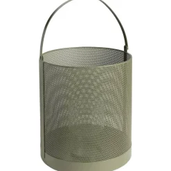 Windlicht Malaga - groen - 20xØ20 cm