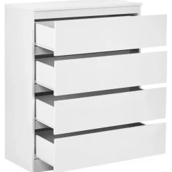 WINNIPEG - Ladekast 4 lades - Wit - Vezelplaat