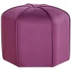 WISHEK - Poef - Paars - Fluweel