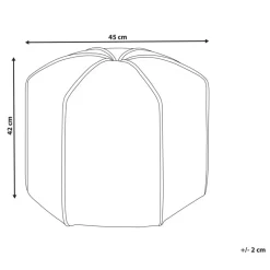 WISHEK - Poef - Paars - Fluweel