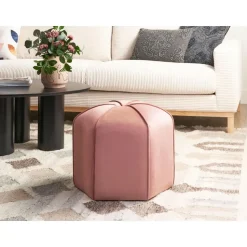 WISHEK - Poef - Roze - Fluweel