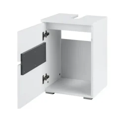 Wisla - Badmeubel 40 cm 1-deurs wit spaanplaat