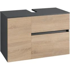 Wisla - Badmeubel 80 cm 1-lade, 1 klep, 1 deur spaanplaat