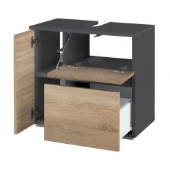 Wisla - Badmeubel 60 cm 1-lade, 1 klep, 1 deur spaanplaat