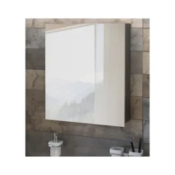 Wisla - Hangkast met spiegeldeur in antraciet