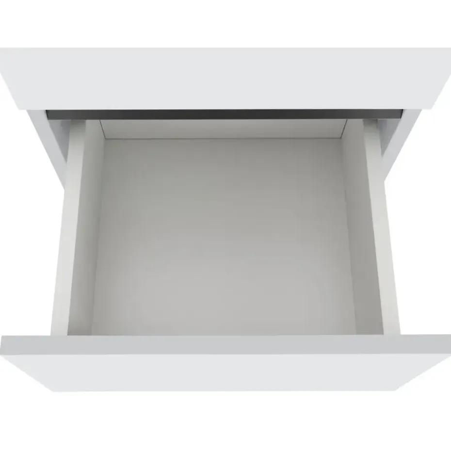 Wisla - Midikast met 2 deuren en 1 lade in wit