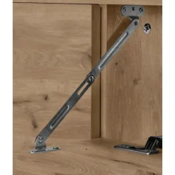 Wisla - Wastafelonderkast met 1 deur / 1 klep / 1 lade in eikenoptik