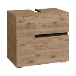 Wisla - Wastafelonderkast met 1 deur / 1 lade / 1 klep in eikenoptik